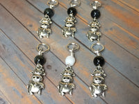 6 Snag Free Cow Stitch Markers , Stitch Markers - Jill's Beaded Knit Bits, Jill's Beaded Knit Bits
 - 5