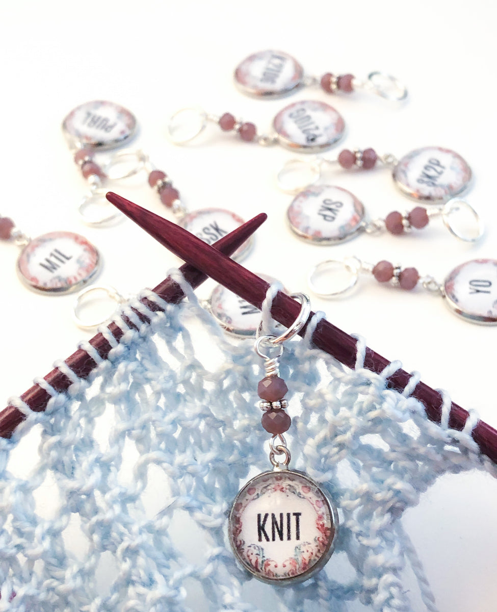 Knitting Instruction Markers, Increase and Decrease Letter Markers ...
