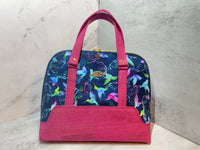 Hummingbird Boronia Bowler Handbag, Project Bag or Everyday Purse