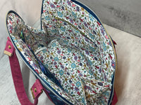 Hummingbird Boronia Bowler Handbag, Project Bag or Everyday Purse