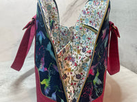 Hummingbird Boronia Bowler Handbag, Project Bag or Everyday Purse