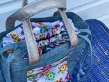 Firefly Drawstring Project Tote, Durable Canvas Bag, 9 PRINTS AVAILABLE