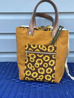 Firefly Drawstring Project Tote, Durable Canvas Bag, 9 PRINTS AVAILABLE