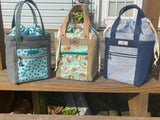 Firefly Drawstring Project Tote, Durable Canvas Bag, 9 PRINTS AVAILABLE