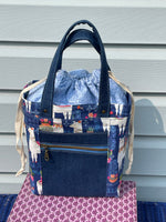 Firefly Drawstring Project Tote, Durable Canvas Bag, 9 PRINTS AVAILABLE