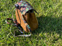 Penelope Project Bag for Knitting Projects- Backpack with Divided Compartment
