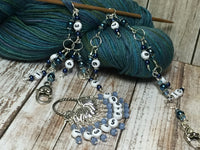 Chain Style Row Counter for Counting Up To 100 Rows , Stitch Markers - Jill's Beaded Knit Bits, Jill's Beaded Knit Bits
 - 6