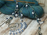Chain Style Row Counter for Counting Up To 100 Rows , Stitch Markers - Jill's Beaded Knit Bits, Jill's Beaded Knit Bits
 - 1