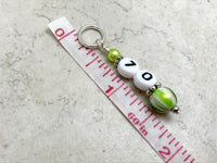 Rainbow Counting Stitch Markers- Number Row Counter 10-100
