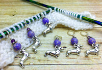 Dachshund Stitch Markers- 6 Piece Set