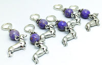 Dachshund Stitch Markers- 6 Piece Set