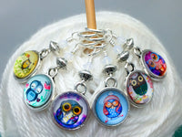 Owl Charm Stitch Markers- Gifts for Knitters