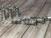 Lighthouse Stitch Markers- Snag Free 6 Piece Set , Stitch Markers - Jill's Beaded Knit Bits, Jill's Beaded Knit Bits
 - 7