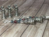 Lighthouse Stitch Markers- Snag Free 6 Piece Set , Stitch Markers - Jill's Beaded Knit Bits, Jill's Beaded Knit Bits
 - 7