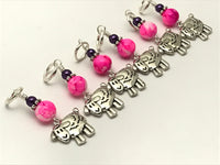 Snag Free Beaded Sheep Stitch Marker Charm Set- Gift for Knitters