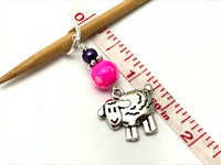 Snag Free Beaded Sheep Stitch Marker Charm Set- Gift for Knitters