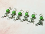 6 Frog Stitch Markers- Snag Free Knitting Tools , Stitch Markers - Jill's Beaded Knit Bits, Jill's Beaded Knit Bits
 - 2