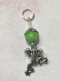 6 Frog Stitch Markers- Snag Free Knitting Tools , Stitch Markers - Jill's Beaded Knit Bits, Jill's Beaded Knit Bits
 - 6