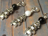 6 Snag Free Cow Stitch Markers , Stitch Markers - Jill's Beaded Knit Bits, Jill's Beaded Knit Bits
 - 7