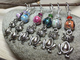 Pot Belly Cat Stitch Markers , Stitch Markers - Jill's Beaded Knit Bits, Jill's Beaded Knit Bits
 - 4