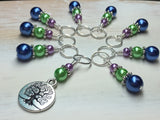 Tree of Life Stitch Marker Set for Knitting or Crochet , Stitch Markers - Jill's Beaded Knit Bits, Jill's Beaded Knit Bits
 - 4