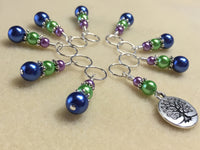 Tree of Life Stitch Marker Set for Knitting or Crochet , Stitch Markers - Jill's Beaded Knit Bits, Jill's Beaded Knit Bits
 - 3