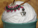Little Black Sheep Stitch Marker Set- Gift for Knitters , Stitch Markers - Jill's Beaded Knit Bits, Jill's Beaded Knit Bits
 - 2