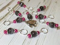 Little Black Sheep Stitch Marker Set- Gift for Knitters , Stitch Markers - Jill's Beaded Knit Bits, Jill's Beaded Knit Bits
 - 4