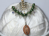 Football Stitch Marker Jewelry Set , Stitch Markers - Jill's Beaded Knit Bits, Jill's Beaded Knit Bits
 - 7