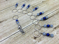 Beaded Seahorse Stitch Marker Set for Knitters , Stitch Markers - Jill's Beaded Knit Bits, Jill's Beaded Knit Bits
 - 6