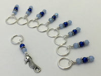 Beaded Seahorse Stitch Marker Set for Knitters , Stitch Markers - Jill's Beaded Knit Bits, Jill's Beaded Knit Bits
 - 1