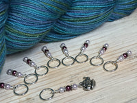 Teapot Stitch Marker Set- 9 pieces , Stitch Markers - Jill's Beaded Knit Bits, Jill's Beaded Knit Bits
 - 7