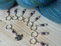 Teapot Stitch Marker Set- 9 pieces , Stitch Markers - Jill's Beaded Knit Bits, Jill's Beaded Knit Bits
 - 3