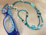 Aqua ID Badge Lanyard , Stitch Markers - Jill's Beaded Knit Bits, Jill's Beaded Knit Bits
 - 3