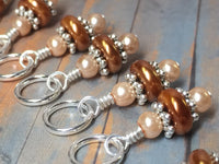 Hand Painted Baby Giraffe Stitch Marker Set , Stitch Markers - Jill's Beaded Knit Bits, Jill's Beaded Knit Bits
 - 9