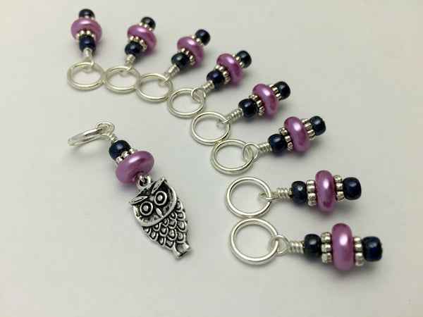 Baby Owl Stitch Marker Set , Stitch Markers - Jill's Beaded Knit Bits, Jill's Beaded Knit Bits
 - 1