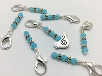 Little Silver Bird Removable Stitch Marker Set- Knit and Crochet Markers