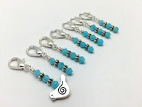 Little Silver Bird Removable Stitch Marker Set- Knit and Crochet Markers