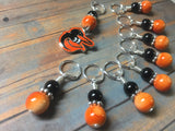 Baltimore Orioles Stitch Marker Set , Stitch Markers - Jill's Beaded Knit Bits, Jill's Beaded Knit Bits
 - 7