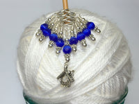 Blue Birdhouse Stitch Marker Set , Stitch Markers - Jill's Beaded Knit Bits, Jill's Beaded Knit Bits
 - 2