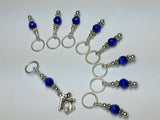 Blue Birdhouse Stitch Marker Set , Stitch Markers - Jill's Beaded Knit Bits, Jill's Beaded Knit Bits
 - 9