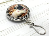 Pug Puppy Magnetic Knitting Pin for Portuguese Knitting