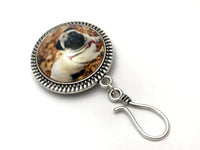 Pug Puppy Magnetic Knitting Pin for Portuguese Knitting