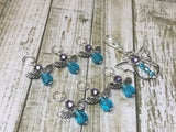 Angel Stitch Marker Holder with 6 Blue Angel Stitch Markers , Stitch Markers - Jill's Beaded Knit Bits, Jill's Beaded Knit Bits
 - 4