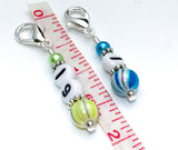 1-20 Numbered Stitch Marker Set with Blue Butterfly Holder