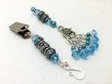 Blue Crystal Portuguese Knitting Pin & Stitch Marker Gift Set , Portugese Knitting Pin - Jill's Beaded Knit Bits, Jill's Beaded Knit Bits
 - 7