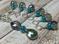 Crystal Knitting Stitch Markers with Holder , Stitch Markers - Jill's Beaded Knit Bits, Jill's Beaded Knit Bits
 - 3