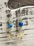 Sheep Dangle Earrings , Jewelry - Jill's Beaded Knit Bits, Jill's Beaded Knit Bits
 - 5