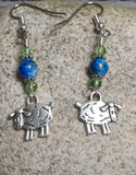 Sheep Dangle Earrings , Jewelry - Jill's Beaded Knit Bits, Jill's Beaded Knit Bits
 - 2