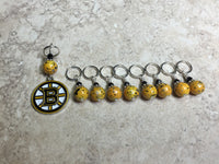 Boston Bruins Stitch Marker Set , Stitch Markers - Jill's Beaded Knit Bits, Jill's Beaded Knit Bits
 - 2